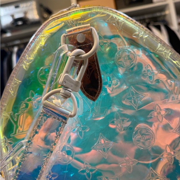 Louis Vuitton Monogram Prism Keepall Bandouliere 50 Boston Bag M53271 - Picture 11 of 11